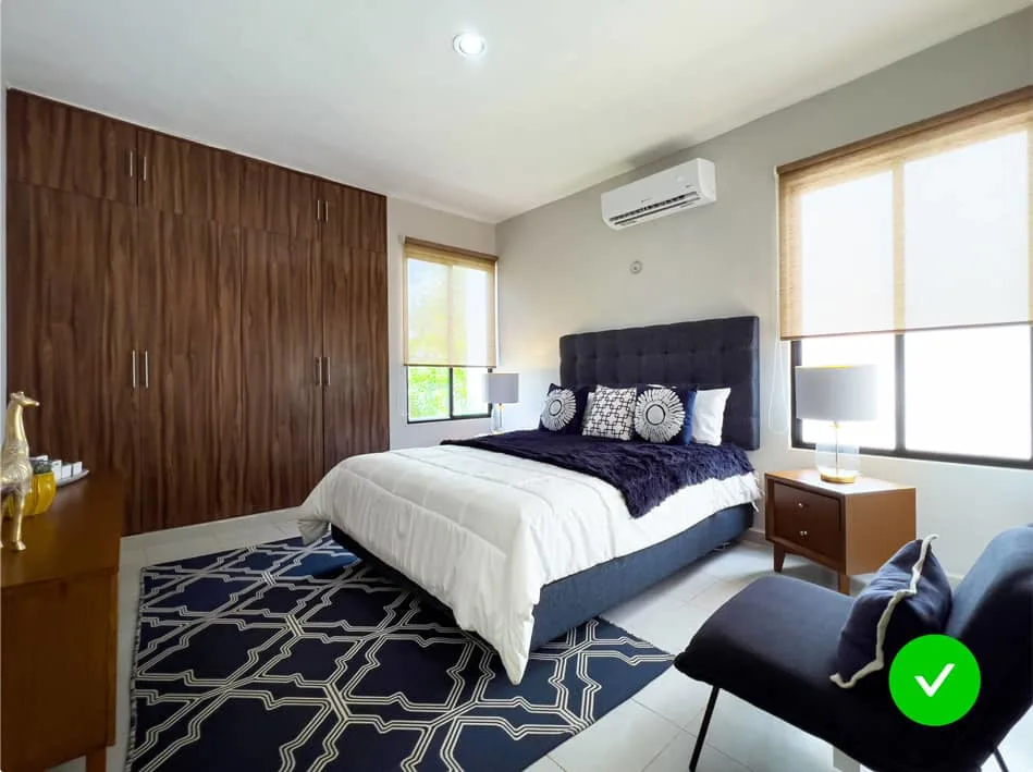 Foto después — habitación con resultado profesional