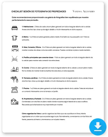 Checklist: Creando un recorrido visual