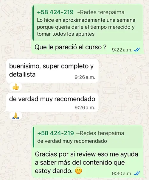 Testimonio de Inmobiliaria Terepaima